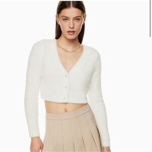 Sunday Best Women's V Neck Cream Sweater